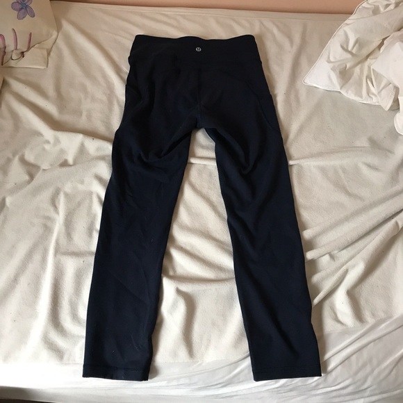 Navy Blue Lululemon Leggings - Picture 2 of 4